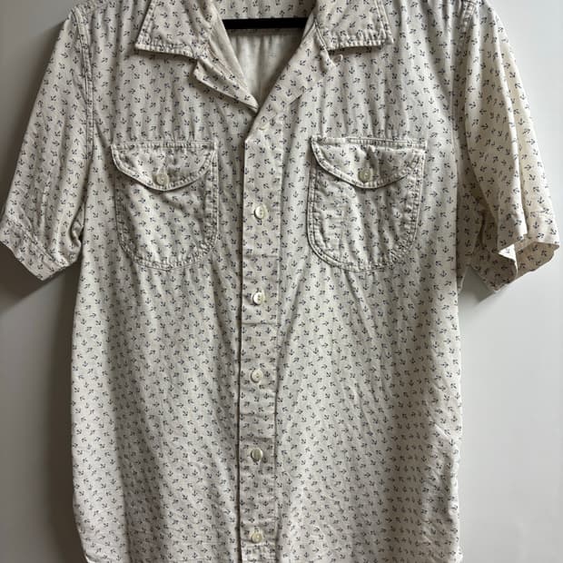 [S] RRL 앵커 샴브레이 캠프셔츠 