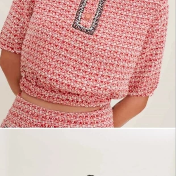 한섬 마쥬 트위드 니트 ~55