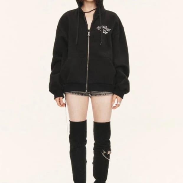 쓰리타임즈 smurf 후드집업&팬츠 세트