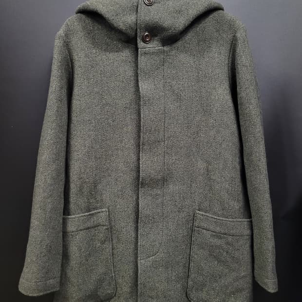 MARINERO BY quadro 후드 울코트 