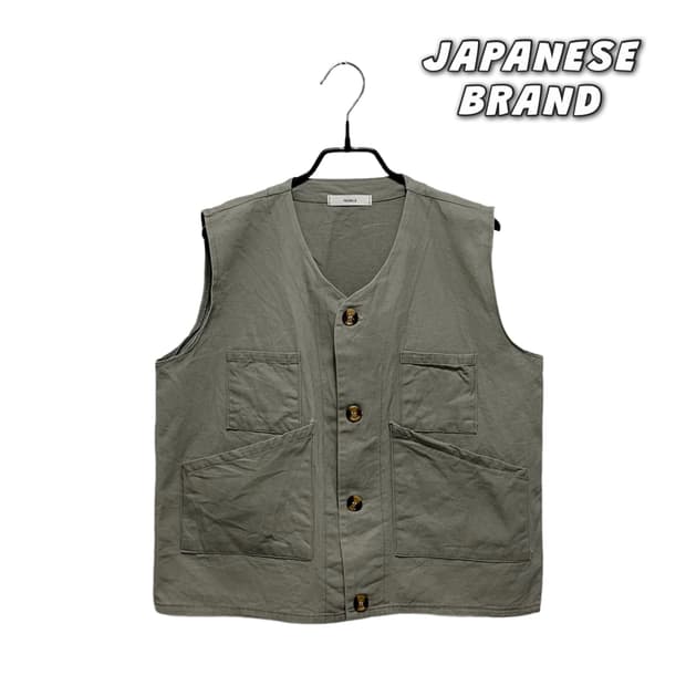 Japanese vintage 포켓 조끼 피싱베스트