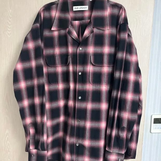 아워레가시 버로우드 체크 셔츠 (52)