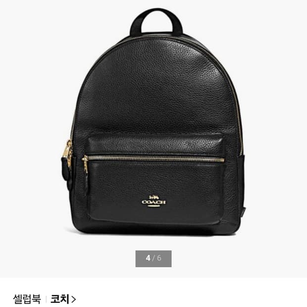 코치 백팩 (가죽+나일론)