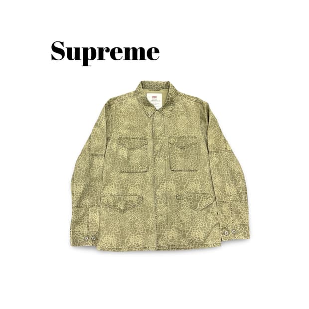 (95)슈프림12ss카모필드자켓