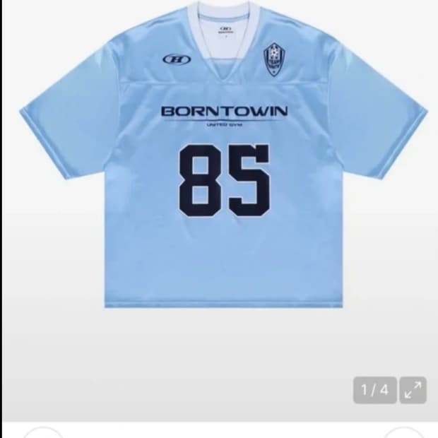 본투윈 85 럭비 져지 블루 2사이즈