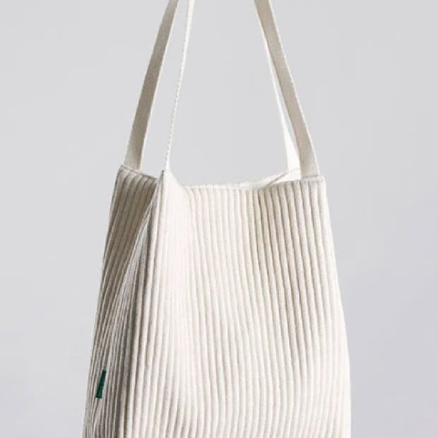 그린스터프 무심한듯 박시한 쇼퍼백 S 61 골지 코듀로이