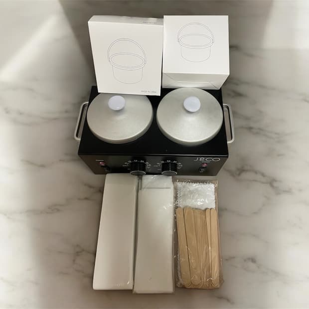 J&CO 2구 왁스 워머기 2구