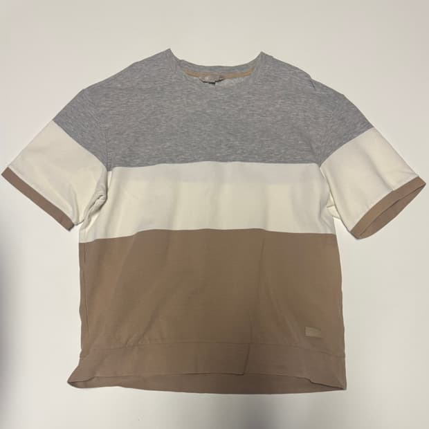 빈폴 Beanpole 22년도 배색 코튼 반팔 티셔츠 XL