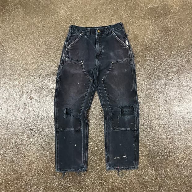 Carhartt 데미지 더블니 워크 팬츠 (30“)