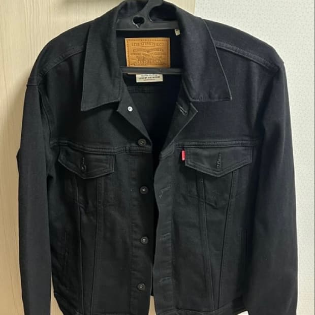 리바이스 프리미엄 블랙 자켓 M