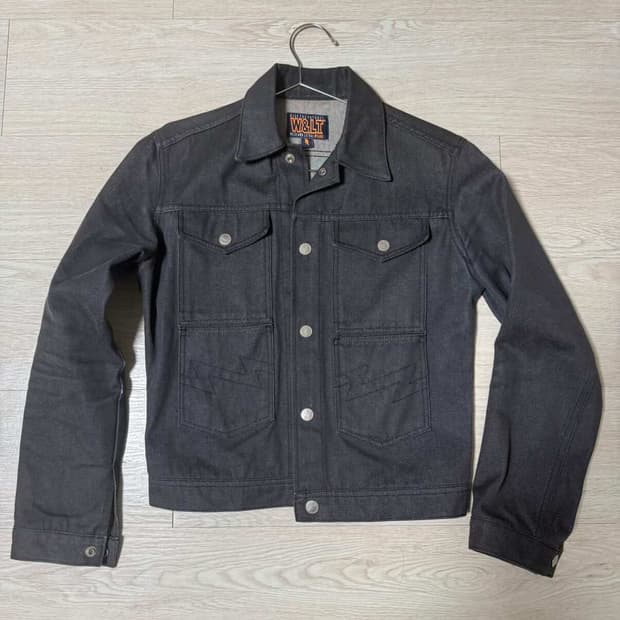 Walter Van Beirendonck black denim Jacke