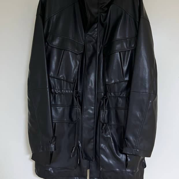 비건레더 빈티지 m65 자켓