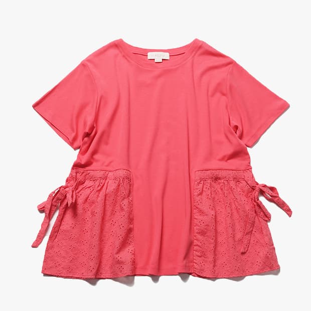 B:MING BY BEAMS - SIDE LACE T SHIRT
