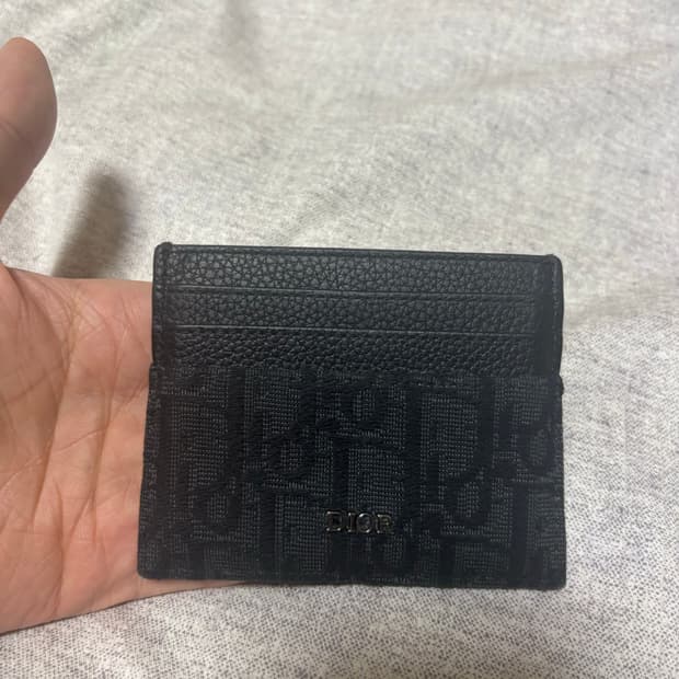 디올 오블리크 카드지갑