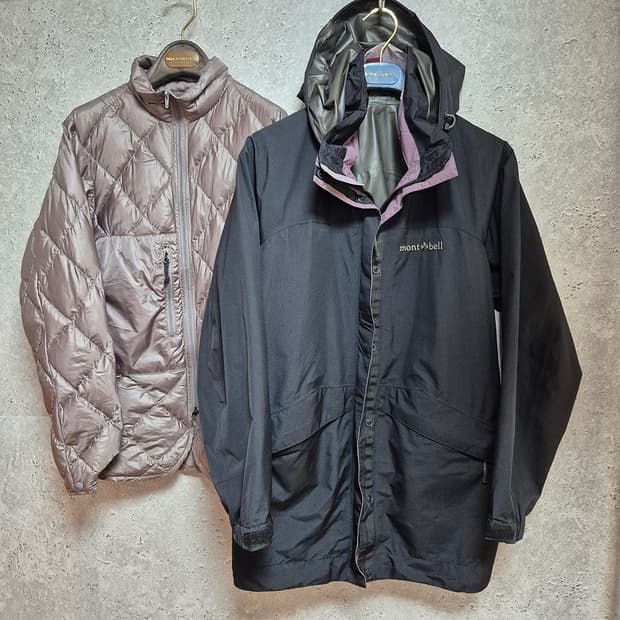 mont-bell 일본판 고어텍스 내피 다운 분리 자켓 GORE-TEX