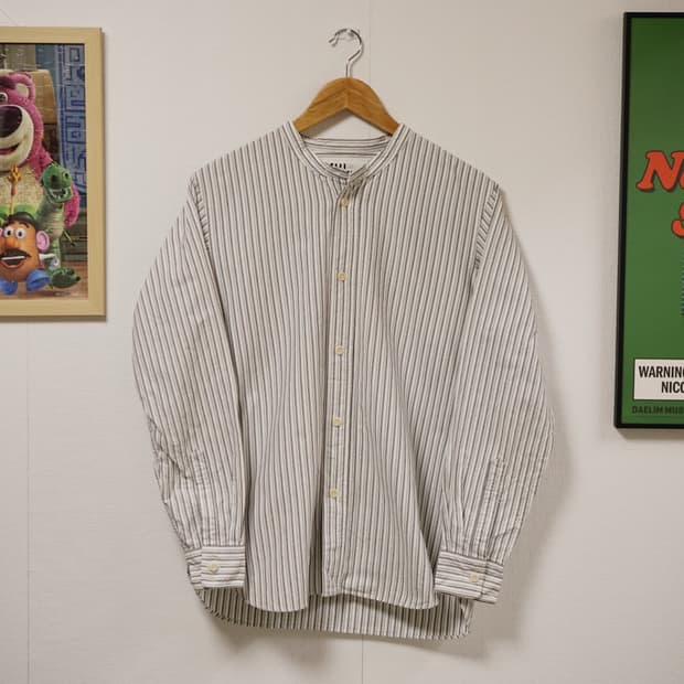 MHL 스트라이프 카라리스 셔츠