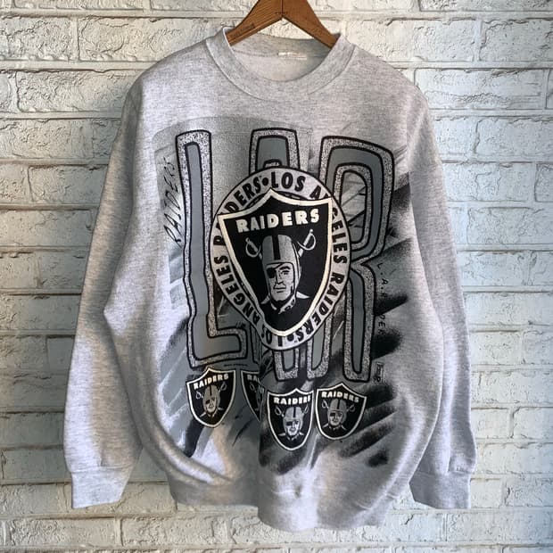 90년대 raiders 스웻셔츠
