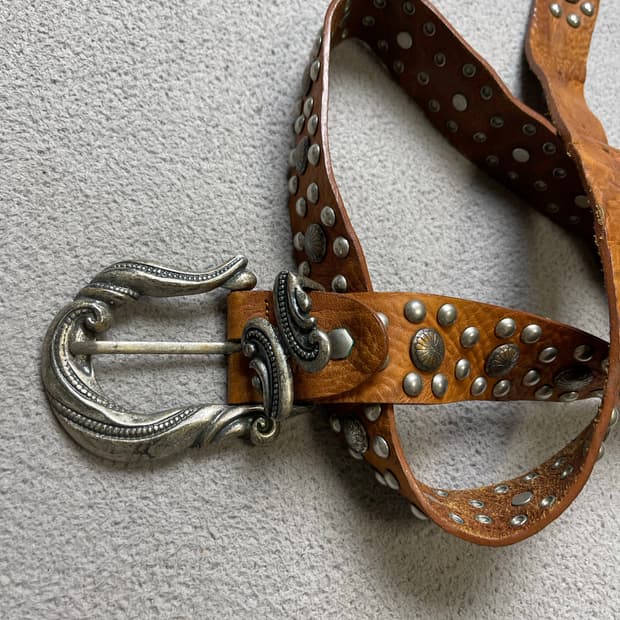 빈티지 소가죽벨트- 빈티지벨트