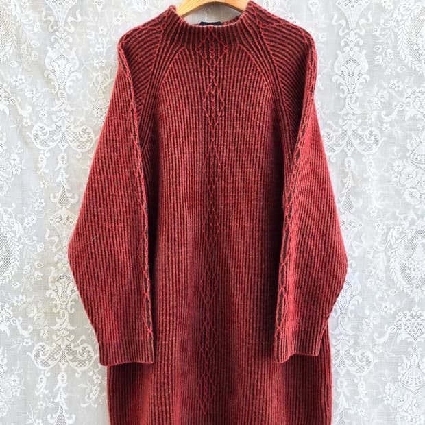 캐시미어 100% 골지 니트