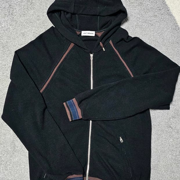 Umit Benen 후드 집업 니트