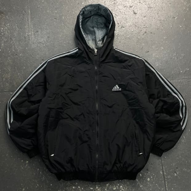 105 아디다스 누빔 올드스쿨 점퍼