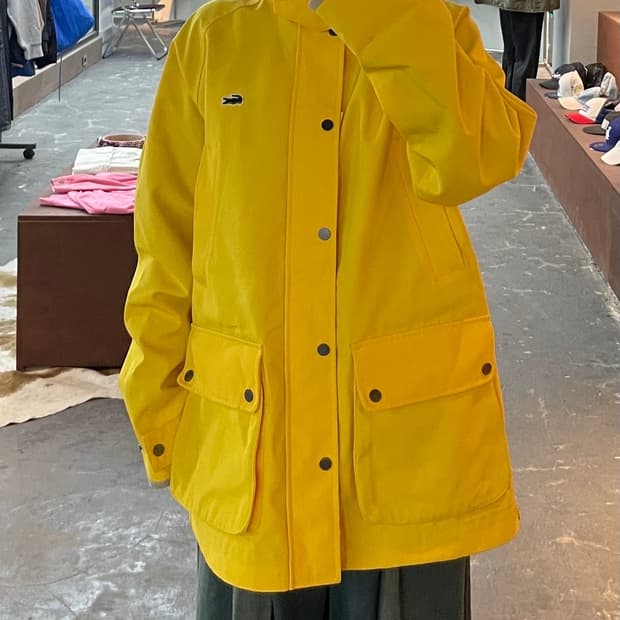 라코스테 라이브 캔버스 코듀로이 카라 필드 자켓 H1922