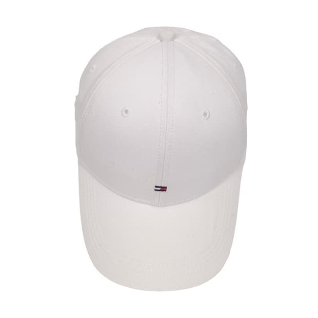 TOMMY HILFIGER 플래그 자수 화이트 볼캡