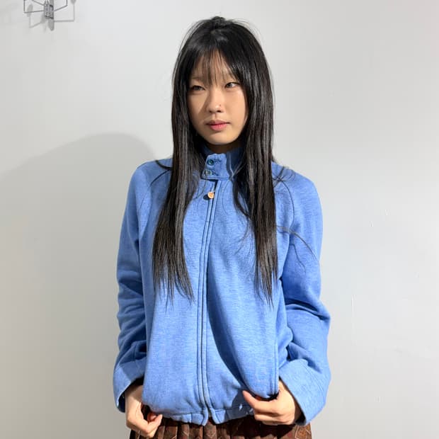 45RPM 하늘색 코튼 자켓