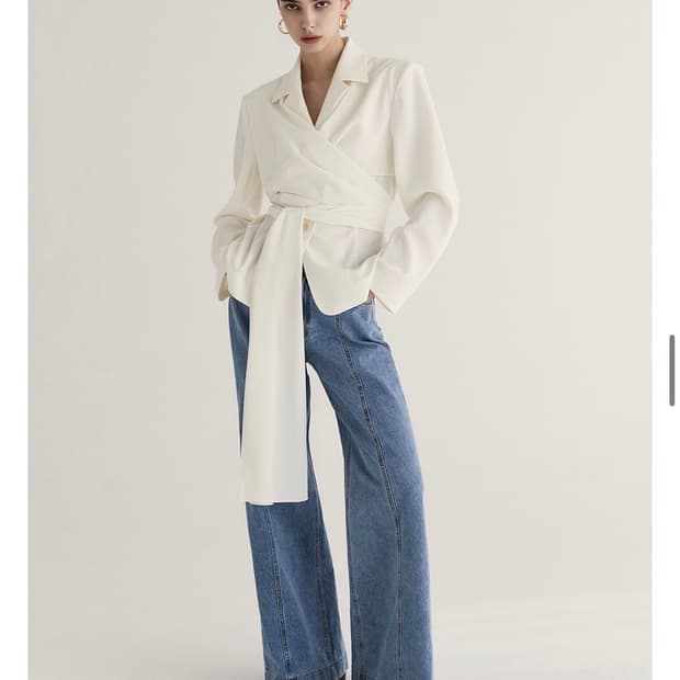 새상품)DRAGONBLUES 드래곤블루스 커버 랩 자켓 셔츠 M