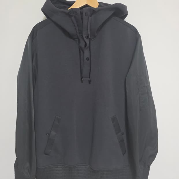 한섬 SYSTEM 시스템 옴므 오시고 후드 블랙 100 (2020)