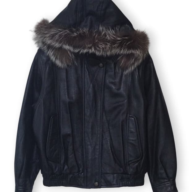 후드레더 퍼 자켓