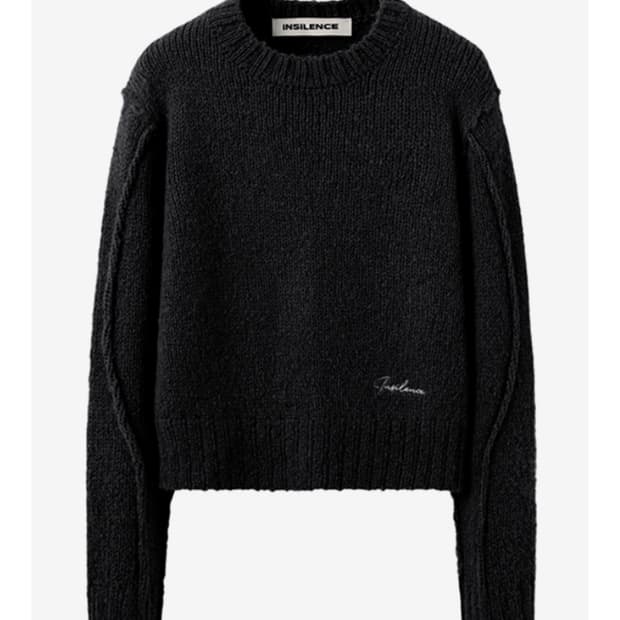 인사일런스우먼 이탈리안 알파카 울 니트