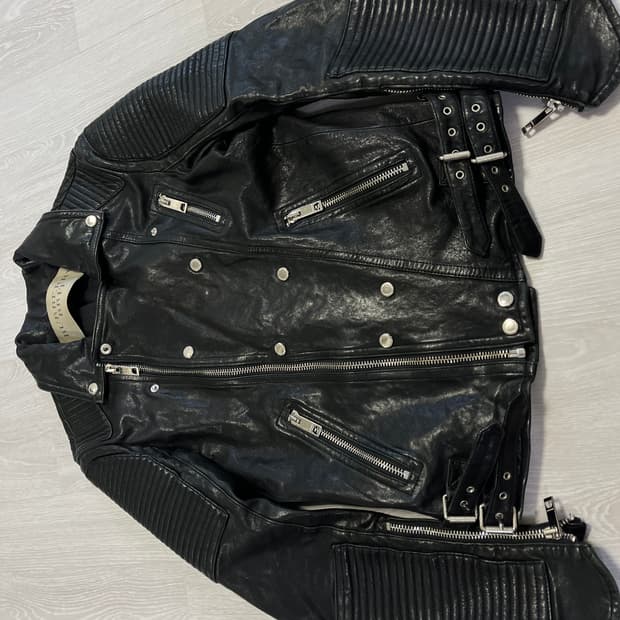 프로썸st 양가죽자켓 L 