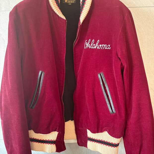 스타일아이즈 style eyes 토요엔터프라이즈 코듀로이 바시티 자켓