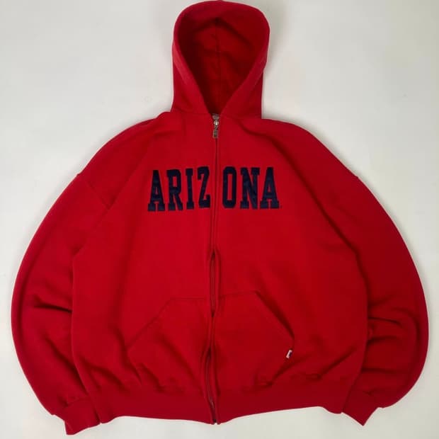 90s Russel Athletic zip up hoodie