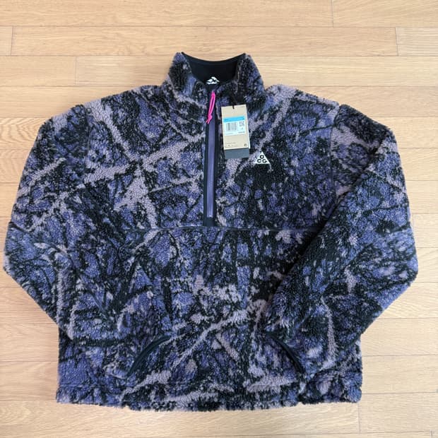 [M] 나이키 acg 캔웰 글레이셔 써마핏 adv 하프 집 탑 아노락