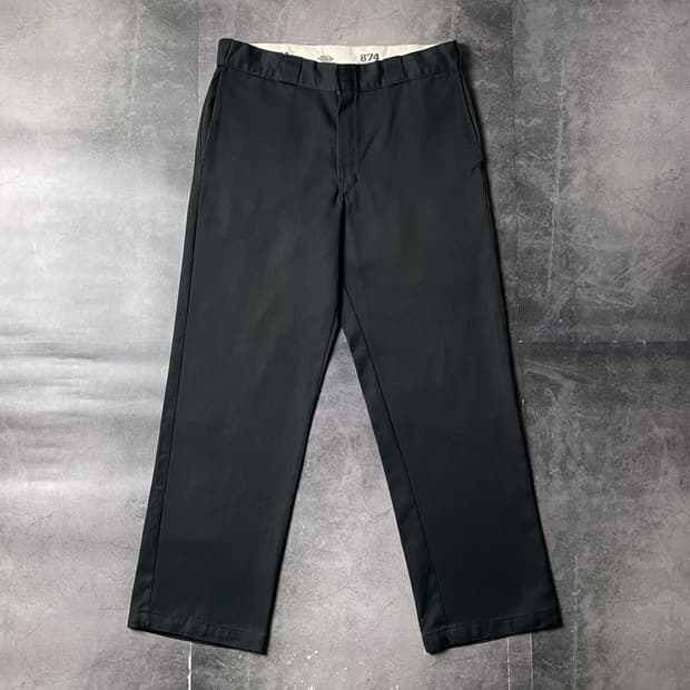 DICKIES 디키즈874 빈티지 블랙 워크 팬츠 A00982