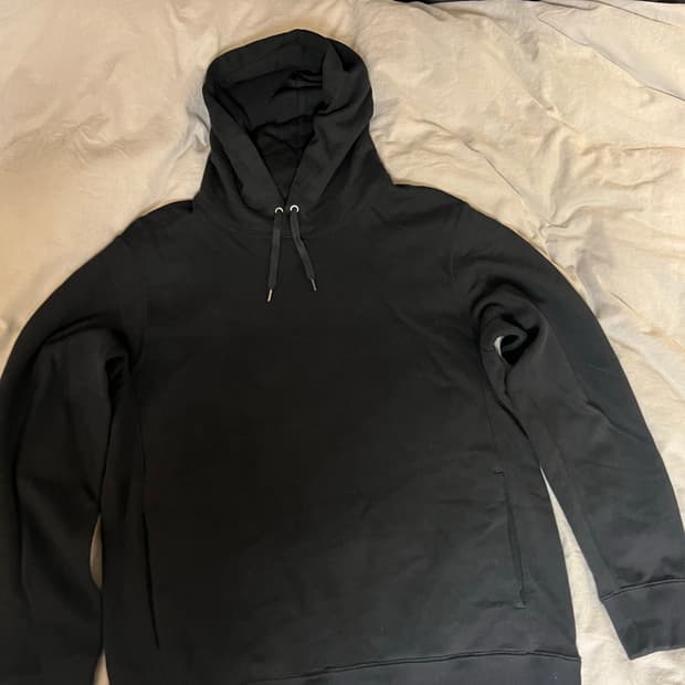 유니클로 후드 스웻 블랙 L 새제품