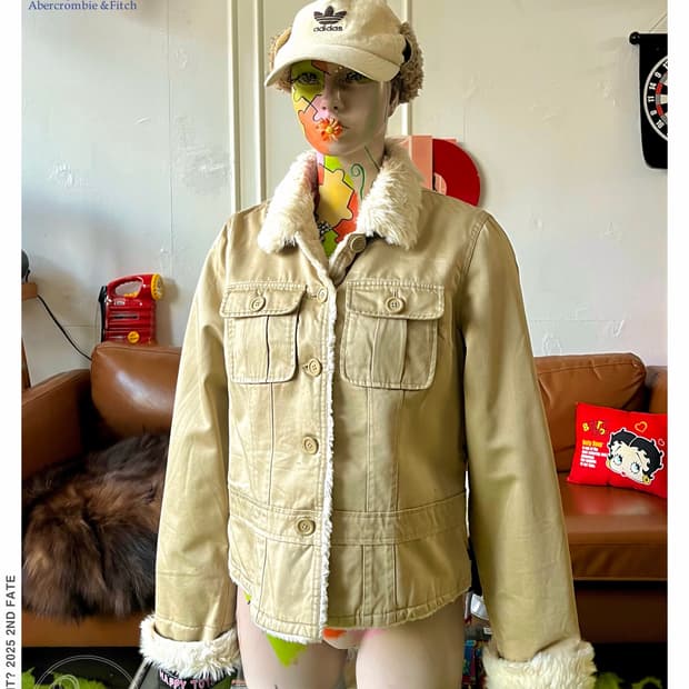 2000s Abecrombie & Fitch Trucker Fur JK