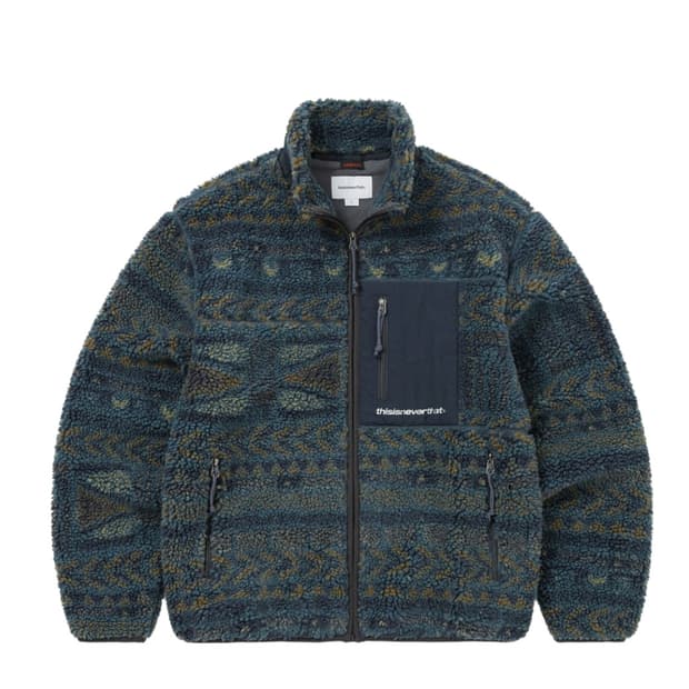 디스이즈네버댓(디네댓) 쉐르파 플리스 네이비