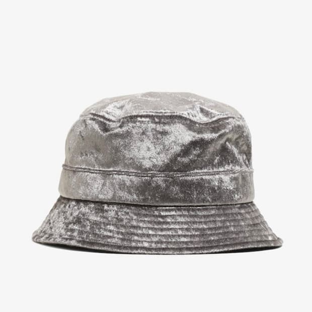 니들스 크러쉬 벨루어 버킷햇 모자 새상품