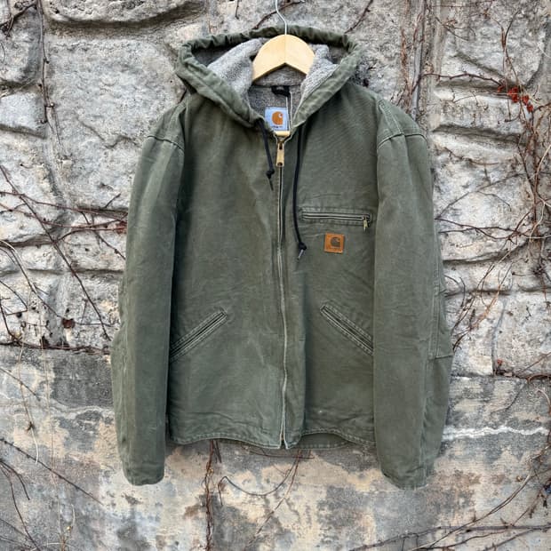 00s 칼하트 빈티지 j141 LOV 덕캔버스 디트로이트 액티브 자켓
