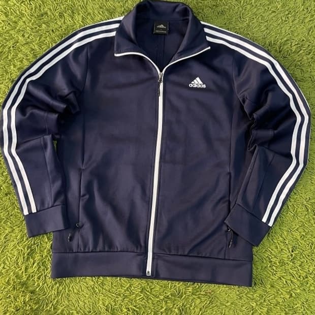 아디다스 네이비 트랙탑 져지집업 100/L