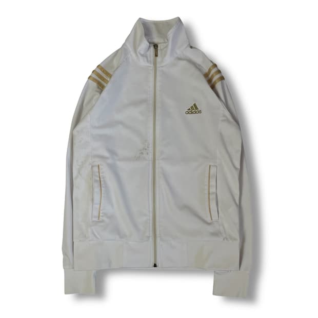 아디다스 화이트 골드 트랙탑 져지 90