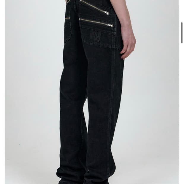 MPa SPLIT POCKET PANTS (BLACK) s