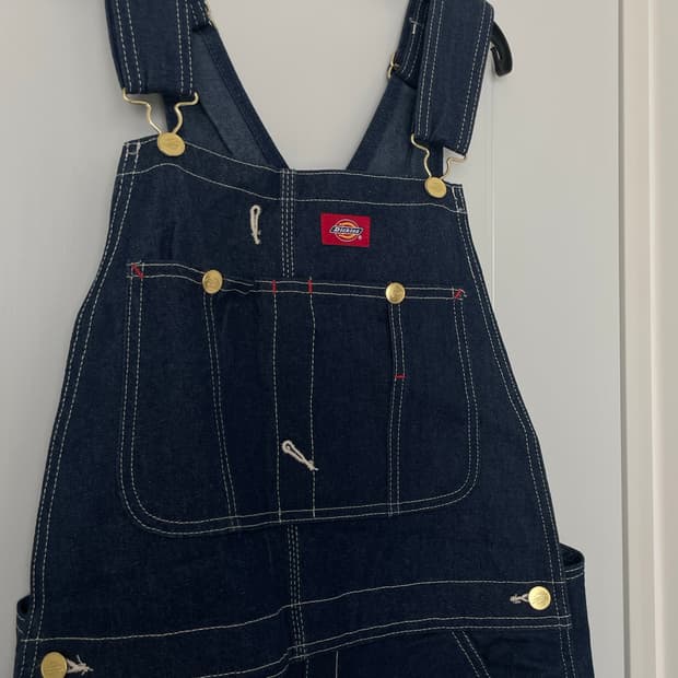 디키즈 멜빵바지 데님 오버롤