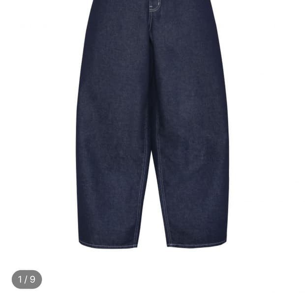 mjd 빅포켓 배기 데님팬츠 인디고