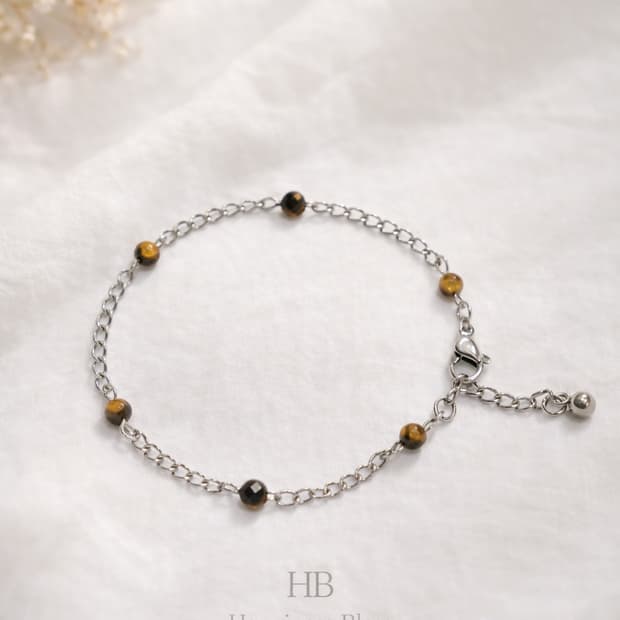 은은한 호안석 체인 팔찌