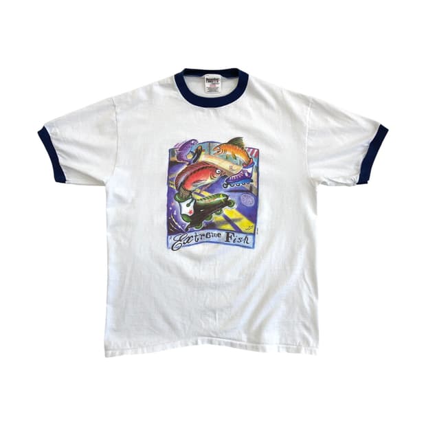 1997 Extreme Fish 링거 반팔티셔츠