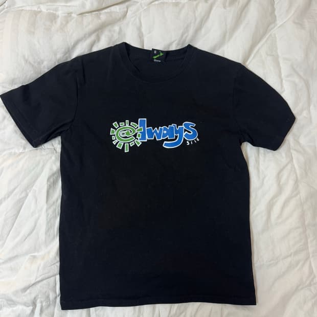 Always 올웨이즈 블랙 티셔츠